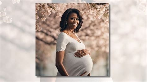 michelle obama pregnancy photo